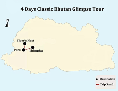 4 Days Classic Bhutan Glimpse Tour