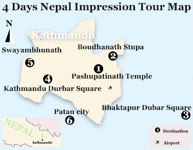4 Days Nepal Impression Tour