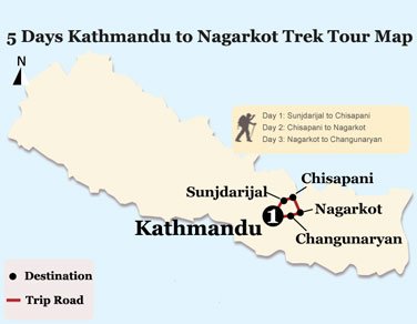 5 Days Kathmandu to Nagarkot Trek Tour