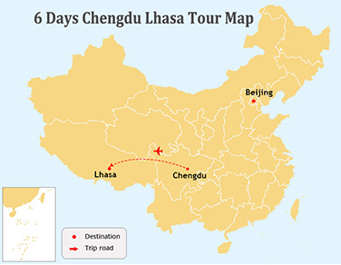 6 Days Classic Chengdu and Tibet Tour