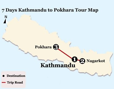 7 Days Kathmandu to Pokhara Tour