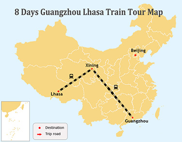 8 Days Classic Guangzhou and Lhasa Tour by Train 