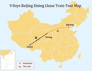 9 Days Beijing Sightseeing and Lhasa Tour via Qinghai-Tibet Railway 