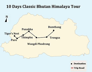 10 Days Classic Bhutan Himalaya Tour