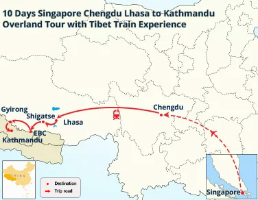 10-Days-Singapore-Chengdu-Lhasa-to-Kathmandu-Overland-Tour-with-Tibet-Train-Experience