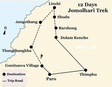 12 Days Jomolhari Trek