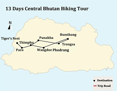 13 Days Central Bhutan Biking Tour