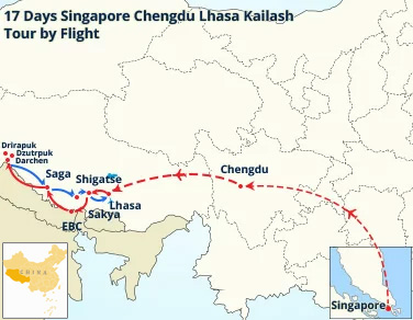 17-Days-Singapore-Chengdu-Lhasa-Kailash-Tour-by-Flight
