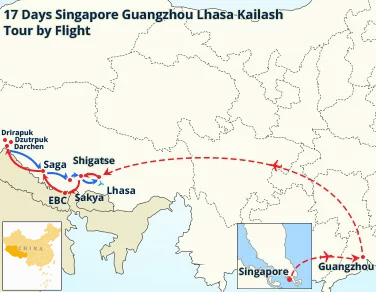 17-Days-Singapore-Guangzhou-Lhasa-Kailash-Tour-by-Flight
