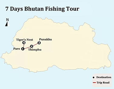 7 Days Bhutan Fishing Tour