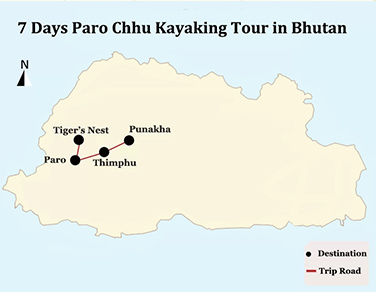 7 Days Paro Chhu Kayaking Tour in Bhutan