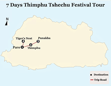7 Days Thimphu Tshechu Festival Tour