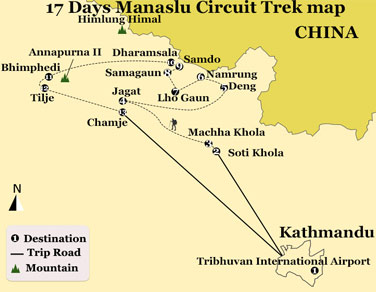 17 Days Manaslu Circuit Trek