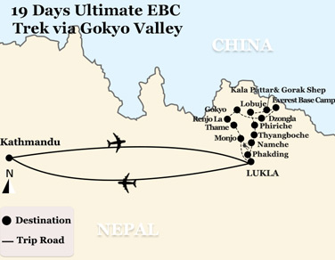 19 Days Ultimate EBC Trek via Gokyo Valley