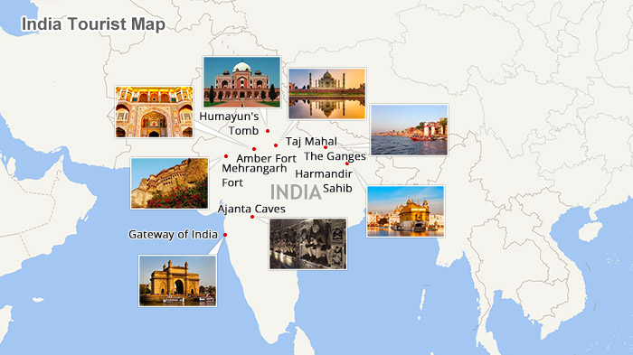 india travel map