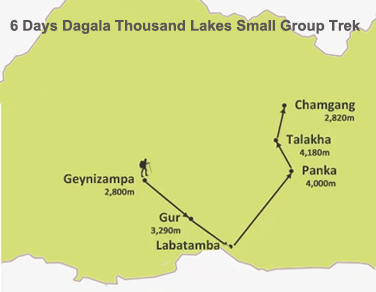 6 Days Dagala Thousand Lakes Small Group Trek