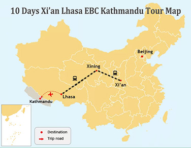 11-Day Classic Xi’an Lhasa and Kathmandu Tour