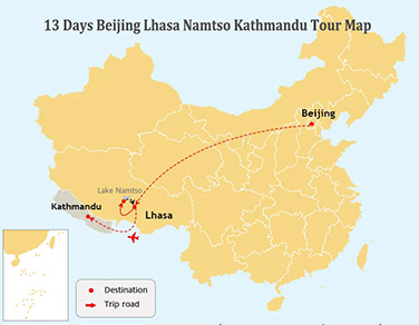 13 Day Beijing Lhasa Namtso Kathmandu Tour