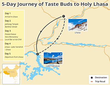 5-Day Journey of Taste Buds to Holy Lhasa