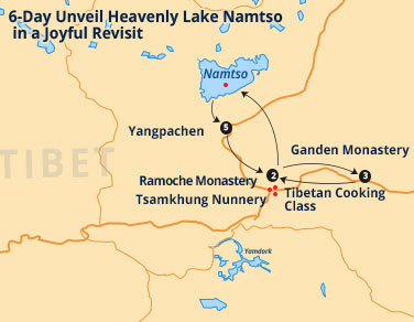 6-day Unveil Heavenly Lake Namtso in a Joyful Revisit