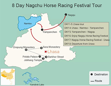 8 Days Nagchu Horse Racing Festival Tour