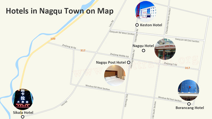 map of nagqu accommodation
