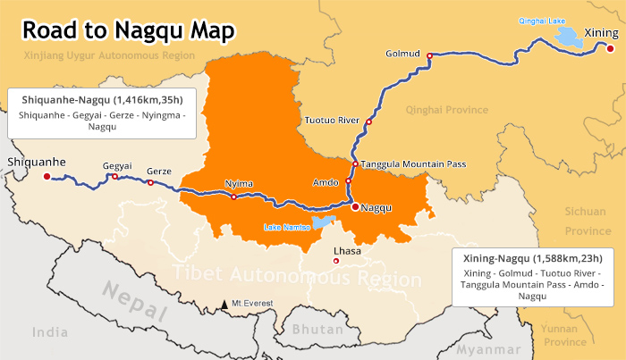 nagqu road map