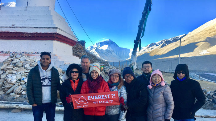 Everest Base Camp in Tibet