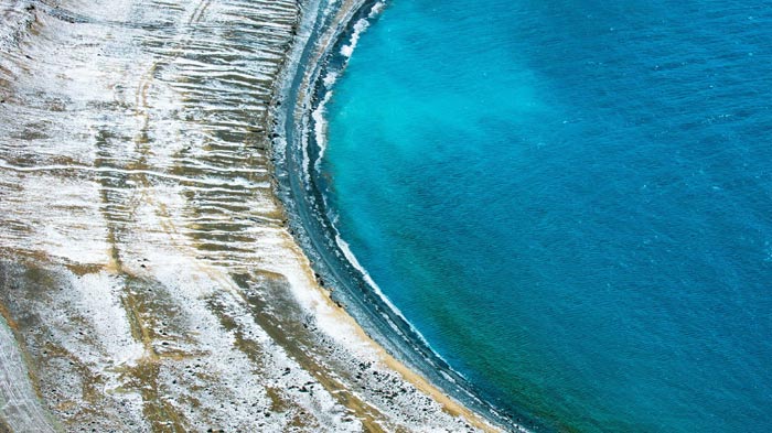 Namtso Lake in Early Winter