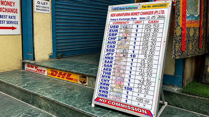 Nepal Money Exchange Counter