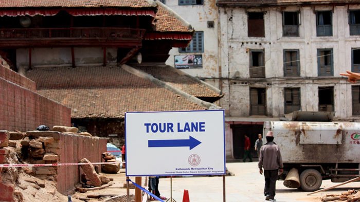 Durbar Square of Bhaktapur City reopens to the public on 15, Jun 2015