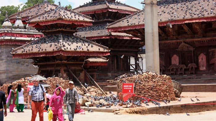 Durbar Square in Kathmandu suffered tremendous loss during the earthquake.