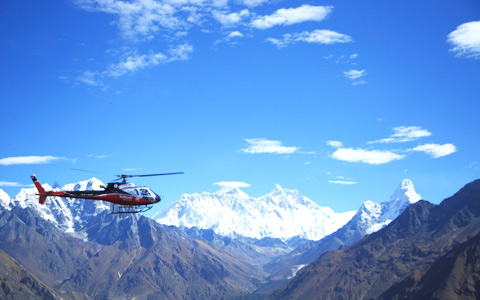 mount everest tour by helicopter