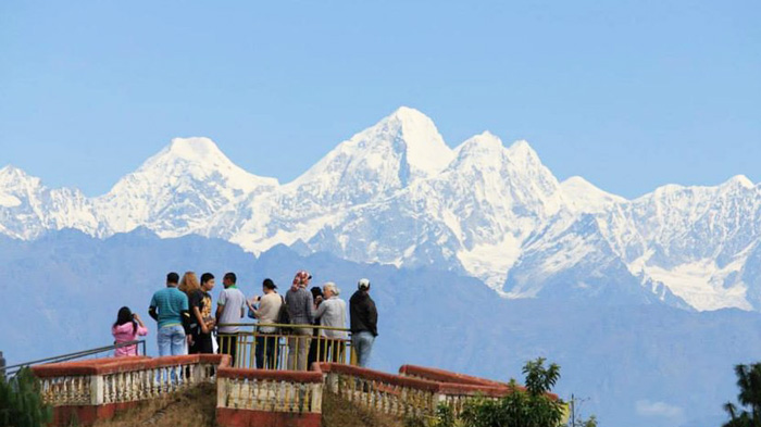 Majestic Views of the Mountains in Nagarkot<