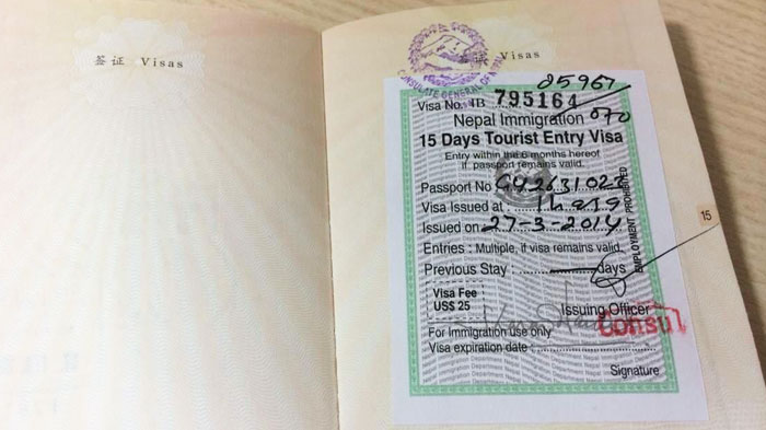 Nepal Visa