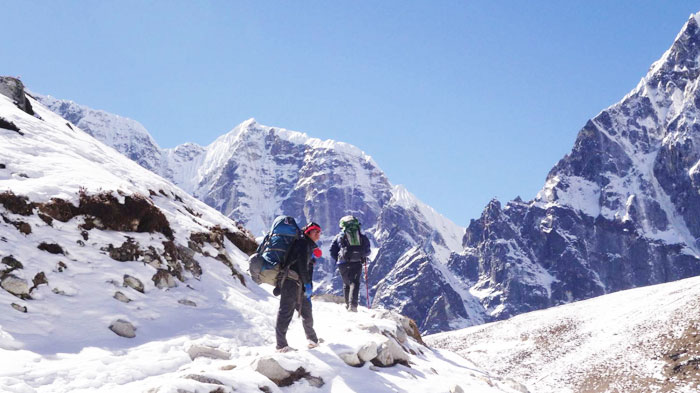 winter trek in nepal