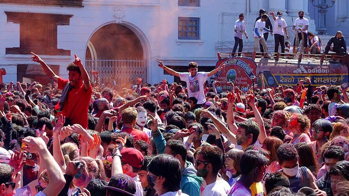 Hilarious celebration for Holi Festival