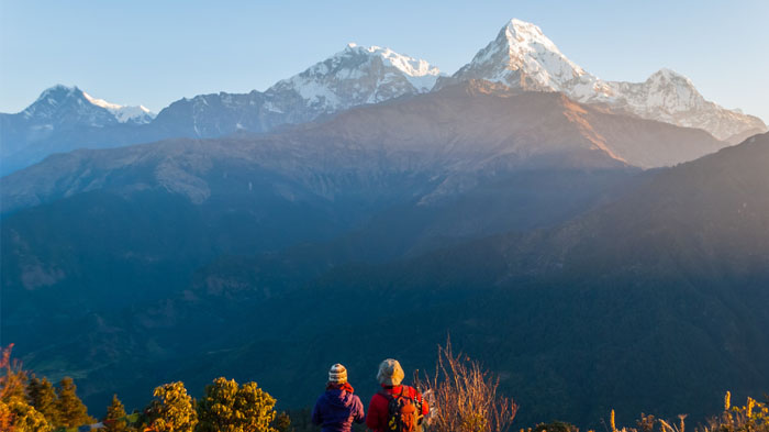 Spectacular view of Annapurna
