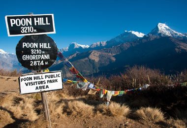 Ghorepani Poon hill trek is an immensely popular short trek to the Annapurna region of Nepal with breathtaking mountain views.