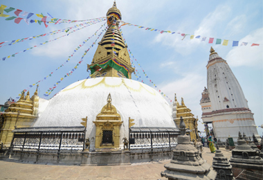 Swayambhunath stupa in Nepal
