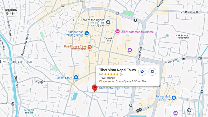 Tibet Vista Kathmandu Office Address in Kathmandu