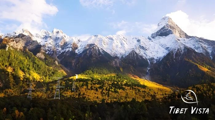 Langqiu Glacier in Bomi County