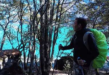 Enjoy an 8km leisurely trek along Basumtso's tranquil shores