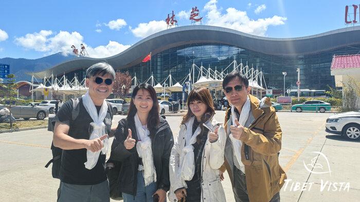 Arrive at Nyingchi Mainling Airport