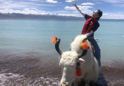 Traveler photo: Today's tour took me to visit the beautiful Namtso Lake. (April 2024)