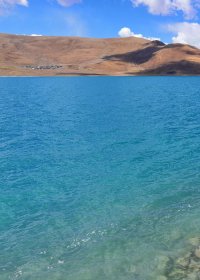 Traveler photo: The stunning view of holy lake Yamdrok. (April 2024)