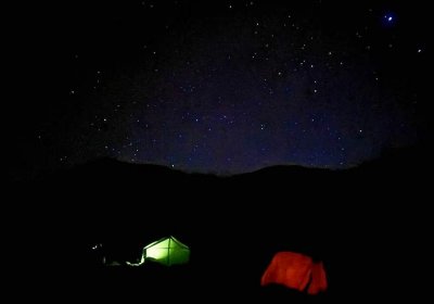 Traveler photo: The starry sky seen while hiking at Everest Base Camp. (April 2025)