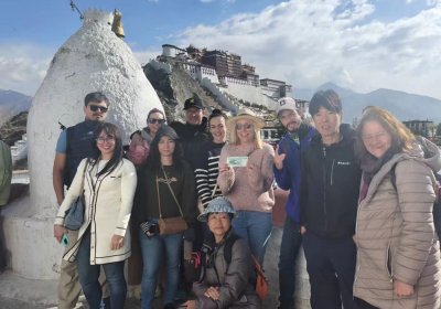 Traveler photo: Take a photo with the Potala Palace at one of its best viewing spots. (April 2024)