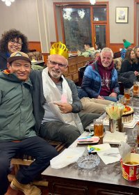 Traveler photo: We celebrate the birthday of our lovely guest in a restaurant in Lhasa. (April 2025)