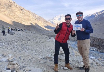 Traveler photo: I arrived at Tibet Everest Base Camp and got the certificate by Tibet Vista. (April 2024)